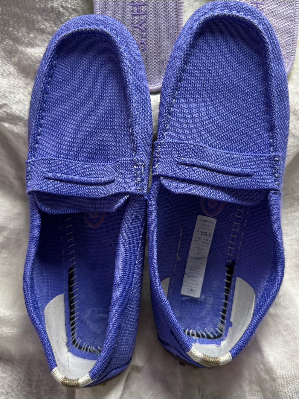 Rothy’s Women’s Periwinkle Drivers - Picture 5 of 8